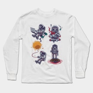 space monkey Long Sleeve T-Shirt